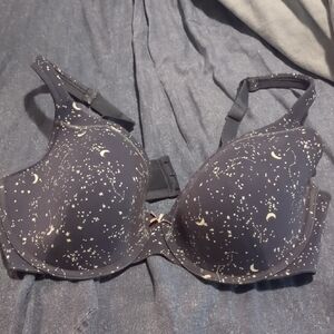 Cacique 40DD Stars constellations Underwire Bra